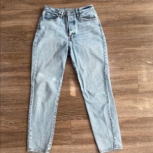 H&M Women's High Rise Light Denim Jeans